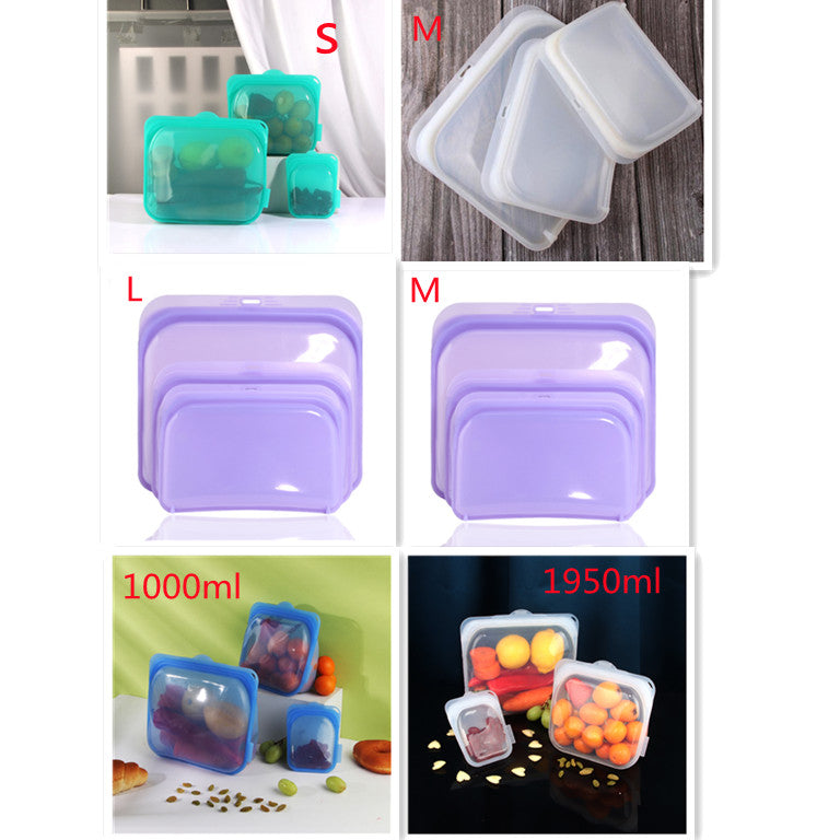 Eco-Friendly Silicone Food Storage Bag