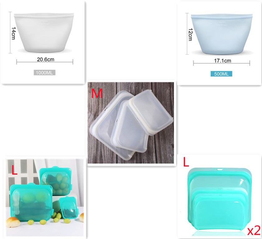 Eco-Friendly Silicone Food Storage Bag